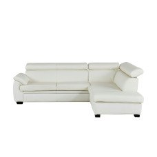 Valencia Leather Angular Sofa