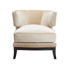 Art Deco Biege Armchair