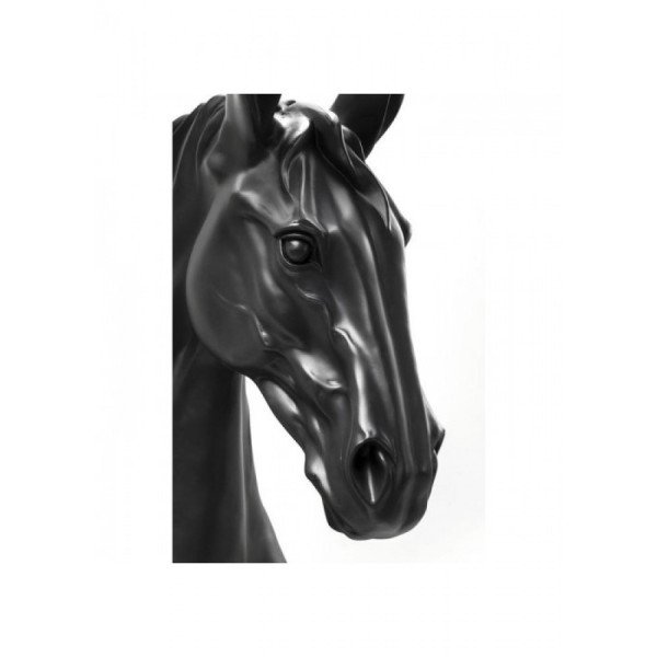 Standing Horse Black Floor Lamp