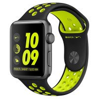 Смарт-часы Apple Watch Nike+ 38mm Space Grey Al /Volt (MP082RU/A)