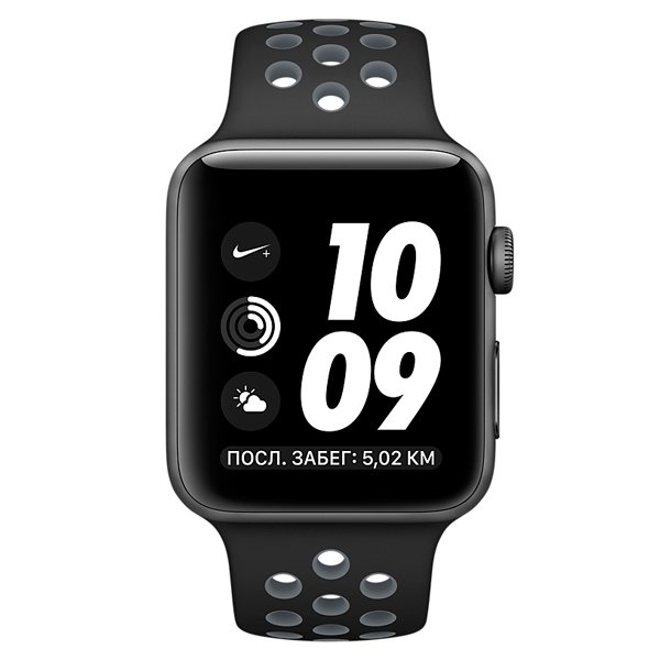 Смарт-часы Apple Watch Nike+ 38mm Sp.Grey Al /CoolGrey (MNYX2RU/A)
