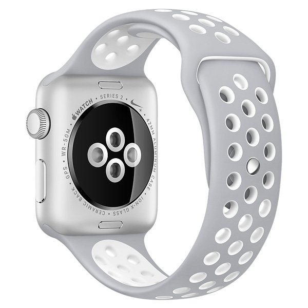 Смарт-часы Apple Watch Nike+ 38mm Silver Al/White (MNNQ2RU/A)
