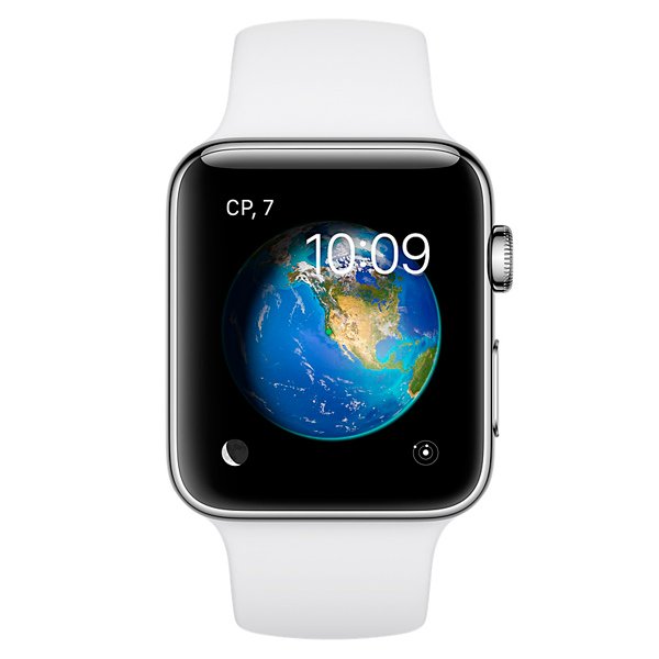 Смарт-часы Apple Watch S2 Sport 42mm St.Steel/White (MNPR2RU/A)